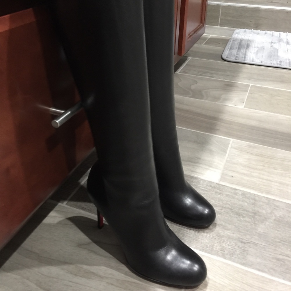 Christian Louboutin Botta 100 Boots 37 Black